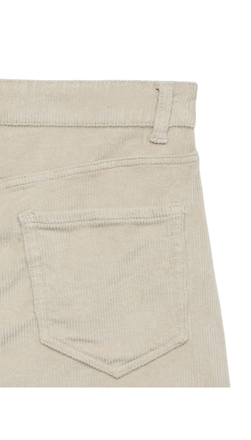 Pantalon Barrel Oatmeal VMBILLIE Longueur 32 Vero Moda - 3 | GIÙ
